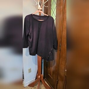 Elegant Black Women's Top
